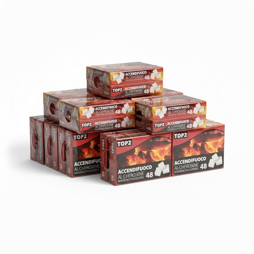 Cubes fotogentändare - brandfarliga vita briketter för eldstäder, stekpannor, grillar, kolbrännare, vedugnar, grillar - starka, snabba och säkra eldtändare (5)