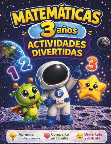 Matemáticas infantil 3 años: Cuaderno de actividades educativas y divertidas para preescolar: Ejercicios de trazado de números para desarrollar la motricidad fina para niños de infantil de 2 a 4 años