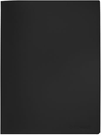 Q-Connect KF01260 Sichtbuch - 40 Hüllen, Einband PP, 450 mym, schwarz