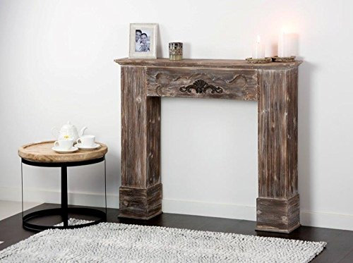 Consola Chimenea marrón 110 37349