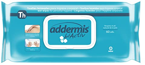 Toallas húmedas ADDERMIS Biactiv Addermis, 60 unidades