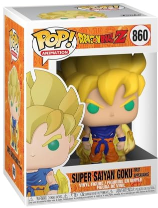 Funko POP! Animation: Dragon Ball Z S8-Super Saiyan Goku - (First Appearance) Dragonball SS - Figura in Vinile da Collezione - Idea Regalo - Merchandising Ufficiale - Giocattoli per Bambini e Adulti