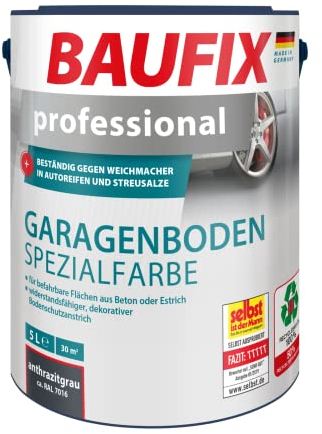 Baufix professional Vernice Speciale per Pavimento Garage, grigio antracite, 5L
