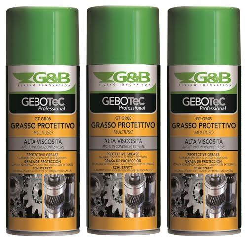 3x Fettspray Sprühfett Schmierfett Schutzfett Kettenspray Mehrzweckfett Fett 400 ml