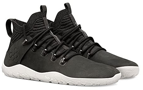 VIVOBAREFOOT Magna FG, Womens Leather and Wool Hiking Trainers with Barefoot Sole