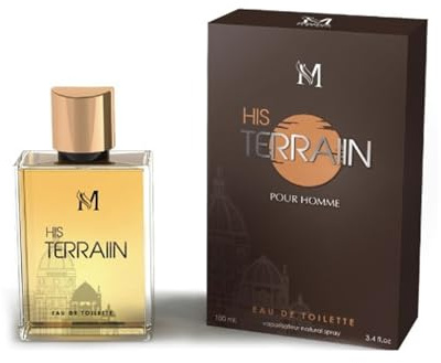 MONTAGE-Profumo Uomo Eau de Parfum HIS TERRAIN Flacone da 100ML