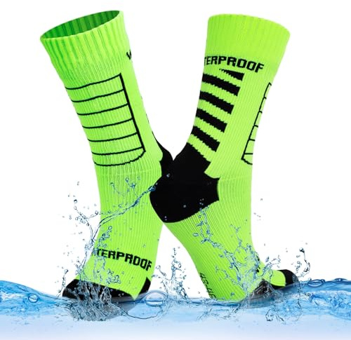 LEOSTEP Calzini impermeabili per uomini e donne, calzini sportivi ad alte prestazioni, adatti per ciclismo, sci, mountain bike, golf, corsa, trekking, escursionismo, pesca