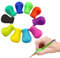 10 Stück Schreibhilfe Silikon, Stiftehalter Kinder, Schreibhilfe für Stift Kinder, Stifthaltung Ergonomische, Stifthalter Kinder Hilfe, Bleistift Griffe für Linkshänder Oder Rechtshänder