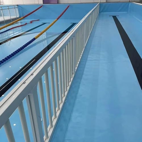 Valla Subacuática Para Piscinas Barrera divisoria subacuática de PVC para parque acuático, paneles de valla de seguridad resistentes para piscinas de 1, 3, 5, 7, 9 y 10 m, empalmables, extraíbles(L 2m