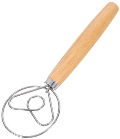 ABOOFAN Fouet à Pâte Acier Inoxydable Batteur à Œufs Manuel Outil De Cuisson Pour Mélanger La Pâte Et Battre Œufs