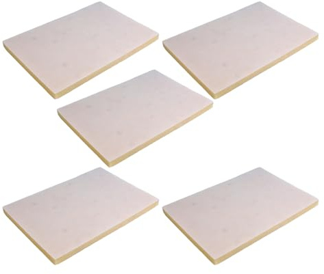 Aurgiarme 5pcs Robusta Spugna Schiuma Pad Portatile Per Gioielli Scatole di Immagazzinaggio Collana E Orecchini Organizzatori Inserti Uso quotidiano Fodera per gioielli