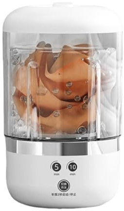 Compact Portable Washing Machine for Quick Washing - Cordless Household Appliance for Underwear & Small Garments - Daily Domestic Goods for Apartments, Bedrooms, Motorhomes,