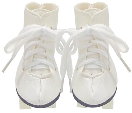 Uteruik Pattini a rotelle per Bambola da 18 Pollici, Scarpe da Pattinaggio su Ghiaccio per Bambola Americana da 46 cm, Accessori per Costume (#H)