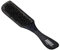 BARBER MARMARA Fade Brush S – Cepillo para barba – Cepillo de limpieza para hombre – Ideal para eliminar el pelo cortado – Peluquería y barbero – Cepillo de peinado de madera Negro