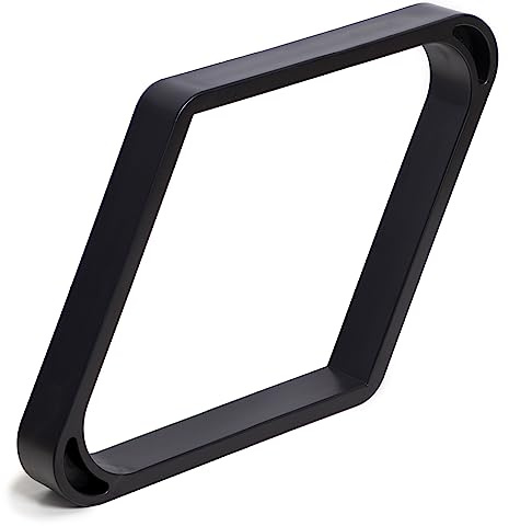 OKKO Billiard Pool Table Heavy-Duty Deluxe Plastic 9 Ball Diamond Rack for 2 1/4 Pool Balls