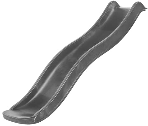 AXI Sky175 Tobogan Gris con Conexion de Agua - 175 cm | Elemento Adicional para Torre de Juegos Infantiles | Adicional para Altura de Plataforma 90 cm.