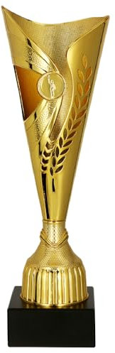 Larius Fussball Champions-Pokal (165 mm; 265g), Ehrenpreis Trophäe für jeden Anlass (ohne Wunschtext)