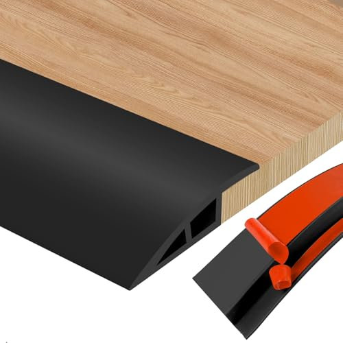 Perfil de Transición para Suelo, Tapajuntas Suelo Adhesivo in PVC Para Unir Juntas de Suelo y Umbrales de Alfombras Autoadhesivo