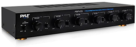 PyleHome PSPVC6 6 Channel High Power Stereo Speaker Selector with Volume Control