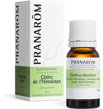 PRANAROM - Cedro de la Himalaya - Aceite Esencial Cedrus deodara - Madera 10ml