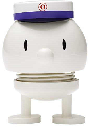 Hoptimist Bumble Bestandene Prüfung Geschenk, Graduation Deko zum Abi, Glücksbringer Prüfung oder Süßes Abitur Geschenk, 4,5 x 5,9 x 7,5 cm, Small, Weiß