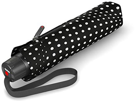 Knirps Super-Mini-Taschenschirm T.050 - klein und leicht Bolero - Black Ecru