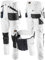 Brixton Malerhose 2in1 Arbeitshose Arbeitsshorts Gartenhose Montagehose Sicherheitshose Shorts Hose weiß (58)