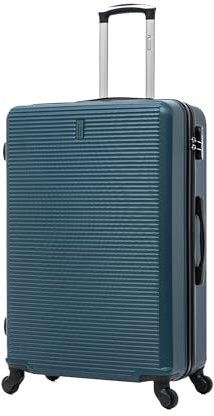 CELIMS - Maleta Grande de Viaje Verde Rígida con 4 Ruedas Ligera Facturación 23kg 75cm | Cerradura Integrada | ABS | Maleta Grande con 4 Ruedas 75cm | Maleta Verde