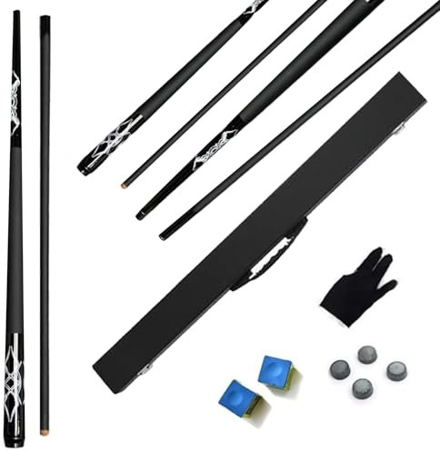 Pool-Queue, Snooker-Queue, Kohlefaser-Pool-Queue-Stick, Professionelle Queues mit 5 Teilen, Billard-Queue-Stick mit Geringer Durchbiegung, Handgefertigt, 11,5 Mm Spitzen Erhältlich, Geeignet Für