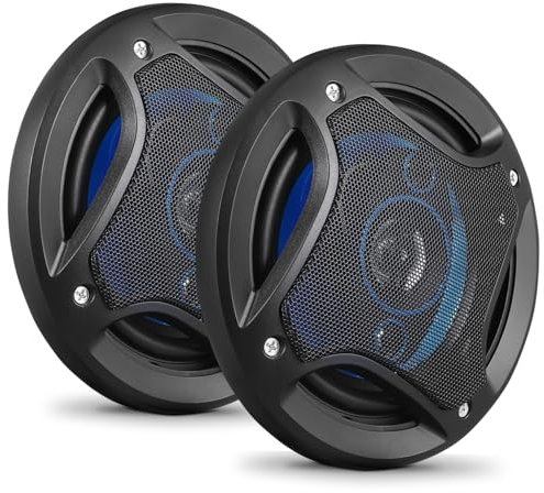 NUOBESTY Altavoces para Automóvil Sistema De Audio Sonido Estéreo Fácil De Instalar Compatible Varios