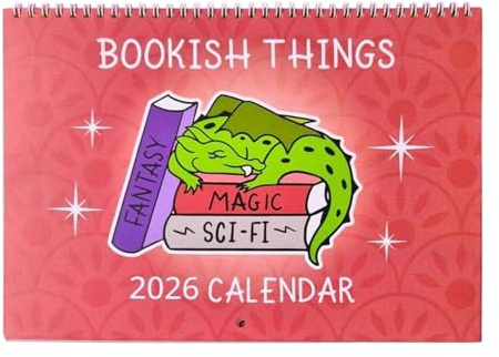 xowwyue Vägg 2026 Kalender | Färgglad läsningstema månadsplanerare - januari - december 2026 spiralbundet schemaplaneringsverktyg | för vardagsrum studierum bokmaskar läsare bokälskare