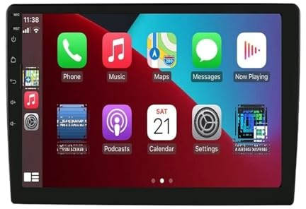 Sistema de navegación GPS para Coche Radio estéreo para Coche con Car, Panel táctil de 9 Pulgadas, Android 11, GPS, Wi-Fi, 4G y 32 GB Almacenamiento