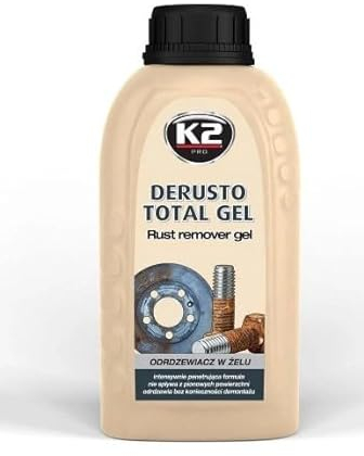 K2 Rust Remover Gel Rust Remover, Rostentferner Rust Protection Rust Converter 250ml