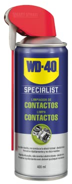 WD-40 Specialist - Limpiador para sistemas electrónicos, Limpiador de contactos- Spray 400ml