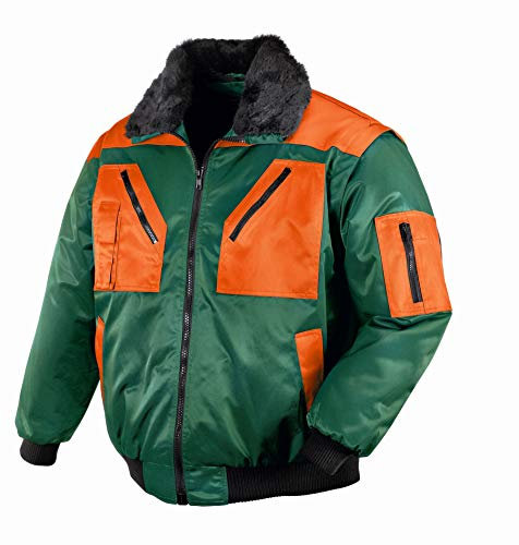 teXXor 4178-S Pilotenjacke Oslo, Größe S, Grün/Orange