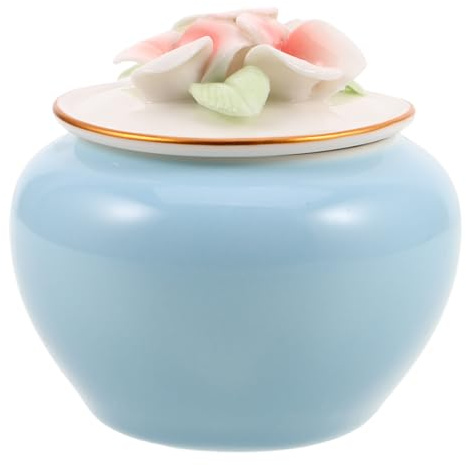 GALPADA Urne Funéraire pour Animaux Céramique Petite Urne Commémorative pour Chats Et Chiens Boîte à Cendres pour Chien