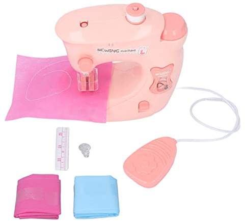 Cygmophing Machine à coudre Cygmophing Mini exquis intéressant machine à coudre électrique pour enfants portable jouet pour enfants (Type 2)