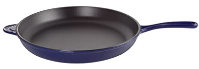 Le Creuset Enameled Cast-Iron 15.75 Inch Oval Skillet, Indigo