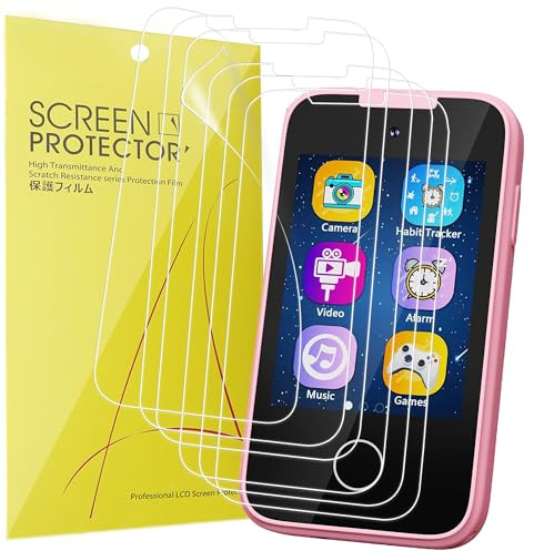 Lamshaw Compatible for UCIDCI Kids Smart Phone Screen Protector, [6 Pack] Full Coverage TPU Clear Film Compatible for UCIDCI P2 2.8 touchscreen Kids Smart Phone (6 Pack)