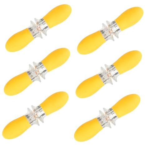 Toyvian 12pièces Fourchettes à Maïs Réutilisables Pour Barbecue Compactes Avec Poignée Antidérapante Pour Usage Quotidien Et Épis De Maïs