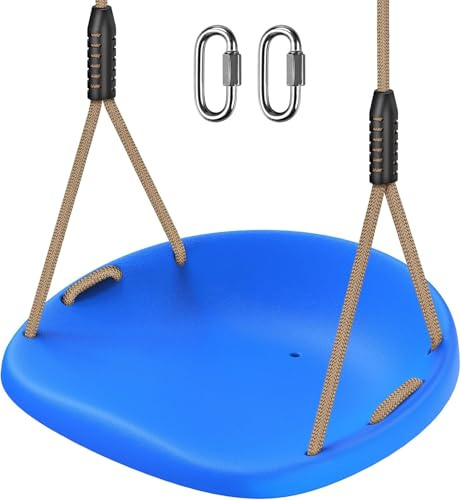SELEWARE Gunga utomhus barn, gungstol – inomhus, vuxna, swing, trädgård, barngunga, justerbar höjd, gunga med halkfritt, justerbart rep, gungbräda, bakgård, trädgårdsgunga