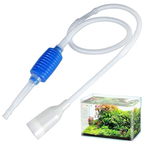 Grtheenumb Sifone per Acquario, sifone per Acquario, pulitore per Ghiaia in plastica e Kit Cambio Acqua per Una Facile Manutenzione del Serbatoio