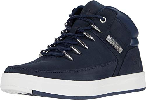 Timberland Homme Davis Square Hiker Chaussure de randonn e, Bleu Navy Nubuck, 44.5 EU