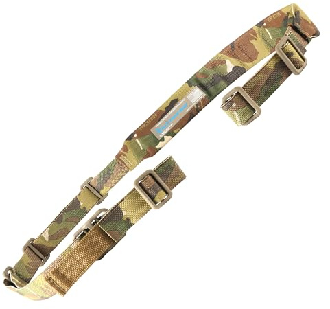 Blue Force Gear Vickers Padded Sling - 2-Point Tactical Rifle Sling - Nylon Hardware - Multicam Camo