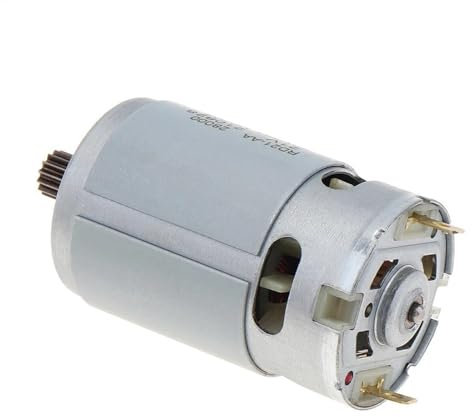 Getriebemotor, 21-V-Hobbymotor für Gleichstromgetriebe – 14 Zähne, geräuscharm, leistungsstarkes Sägezubehör, elektrischer Sägemotor für elektrische Bohrmaschine/Schraubendreher