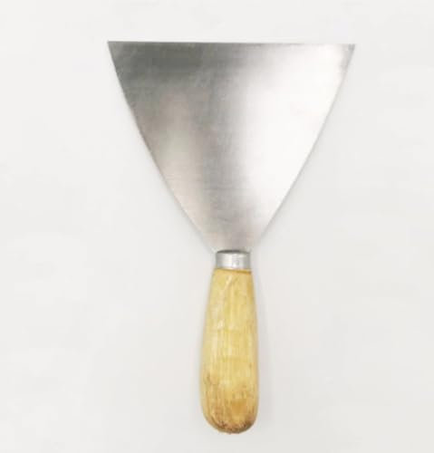 Espátula mango madera estuco pintura acero pintura lechada raspador