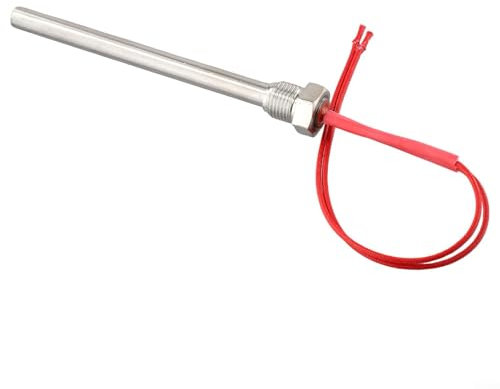 Jotekonoby Accenditore in acciaio inox Hot Rod 220 V, elemento riscaldante 300 W-350 W, asta di accensione di ricambio per stufe a pellet a legno, caminetto, griglia, 140-170 mm (140 x 10 mm)