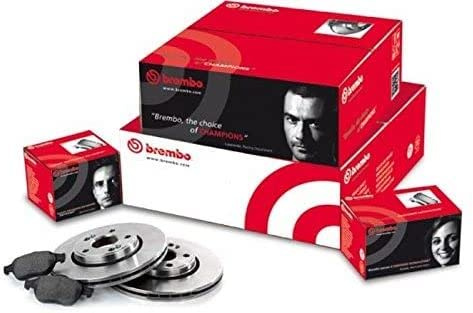 ANTERIORI KIT DISCHI + PASTIGLIE FRENO BREMBO 09.5843.10 + P23085