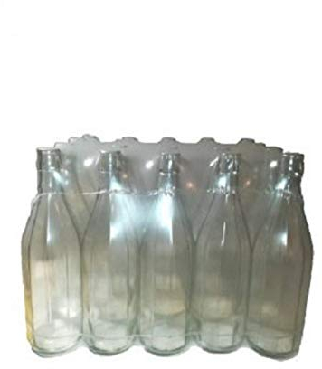 VETRERIA AMBROSIO Bottiglia COSTOLATA CAPACITA’ 1 LITRO Confezione 20 Bottiglie (20)