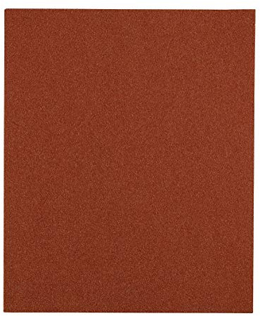 kwb Foglio di carta vetrata Flint, 230 x 280 mm, in sabbia di quarzo con grana 120, buona incollaggio e robusto supporto per carta per il taglio medio di legno e vernice